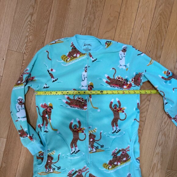 Nick & Nora One-Piece Pajama "Downhill Monkey" - Picture 4 of 5